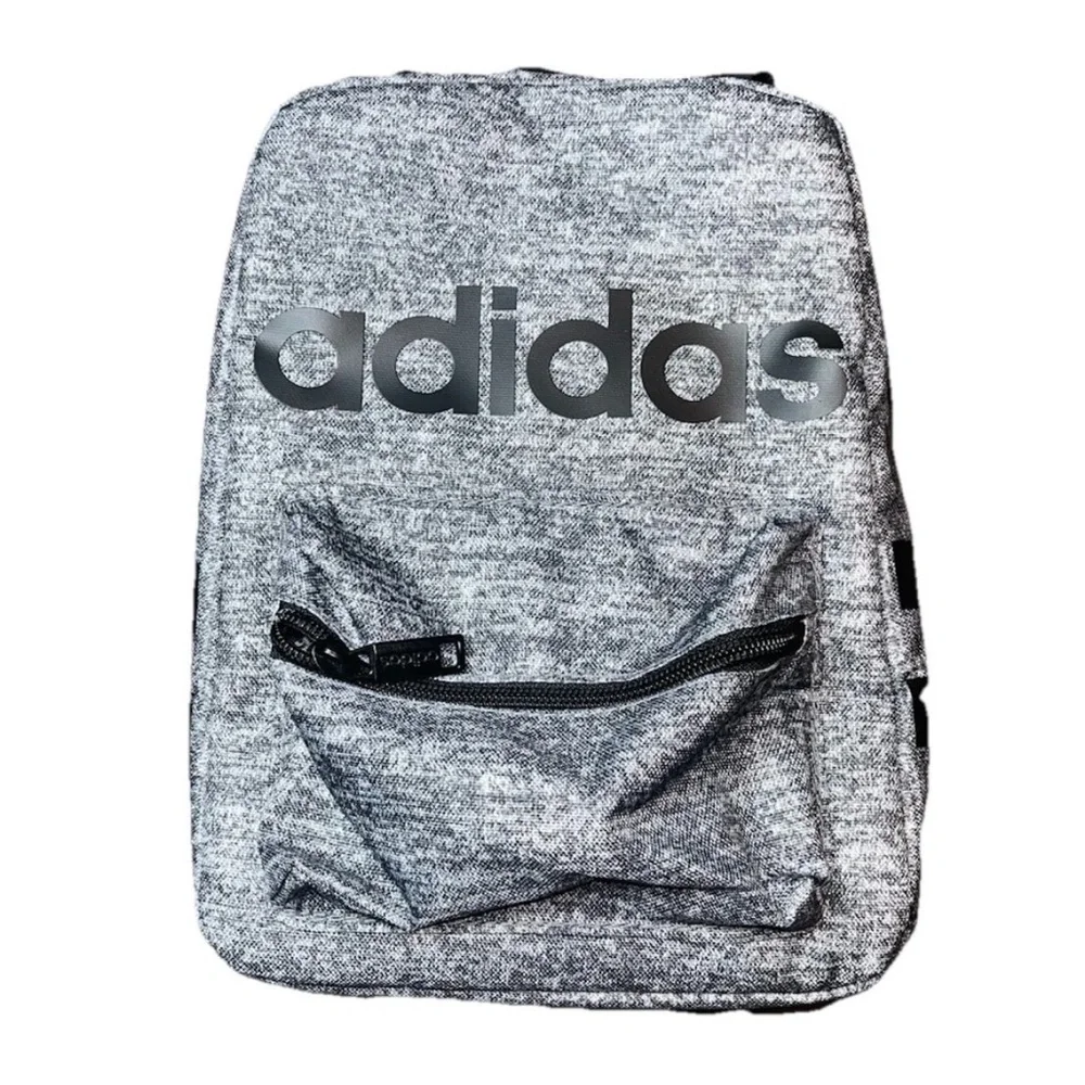 Adidas Gray Santiago Lunch Bag Zippered Black Insulated Mesh Zippered NWT